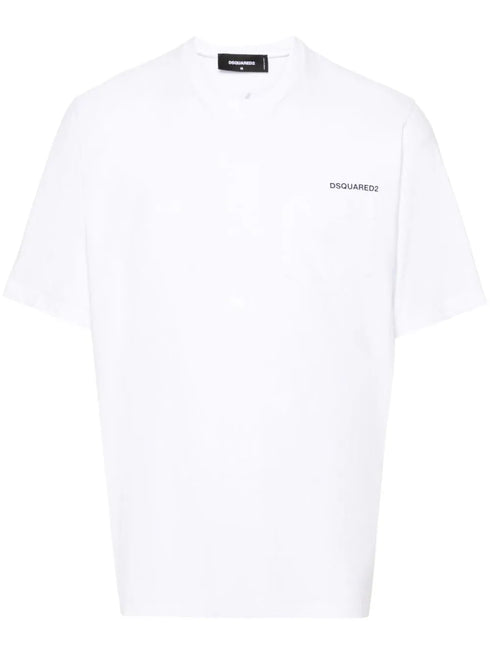 logo-print cotton T-shirt